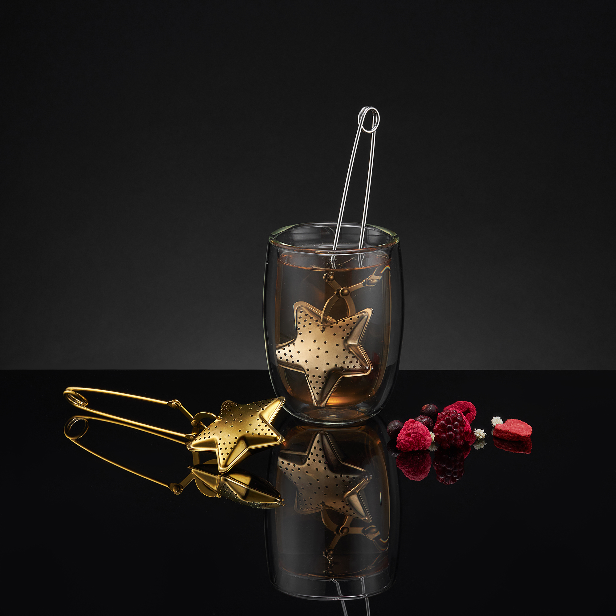 Zaparzacz do herbaty gwiazda złoty Steel AMBITION 97357 - obrazek 3