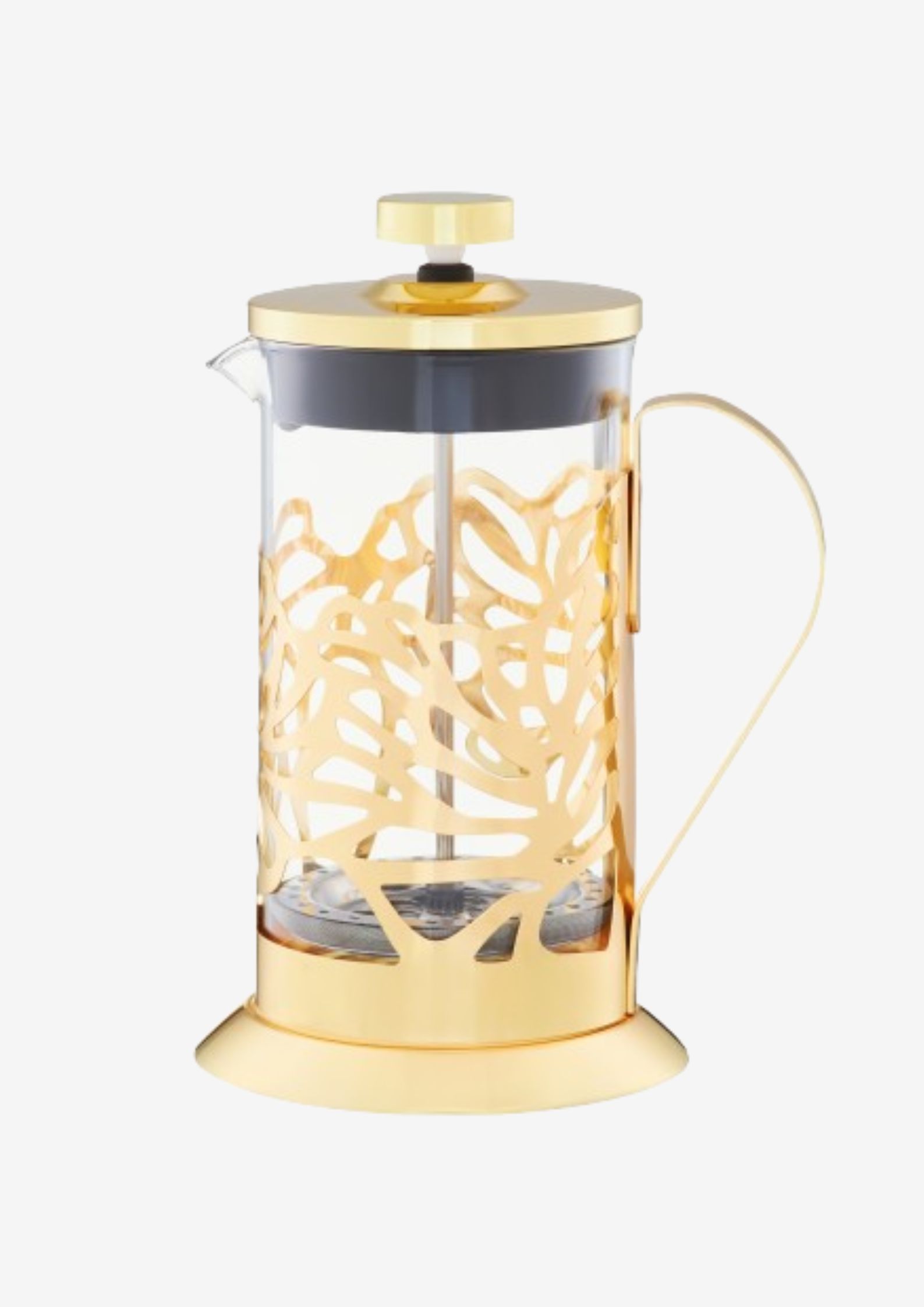 Zaparzacz do kawy i herbaty 600 ml Royal liście złoty AMBITION 42281