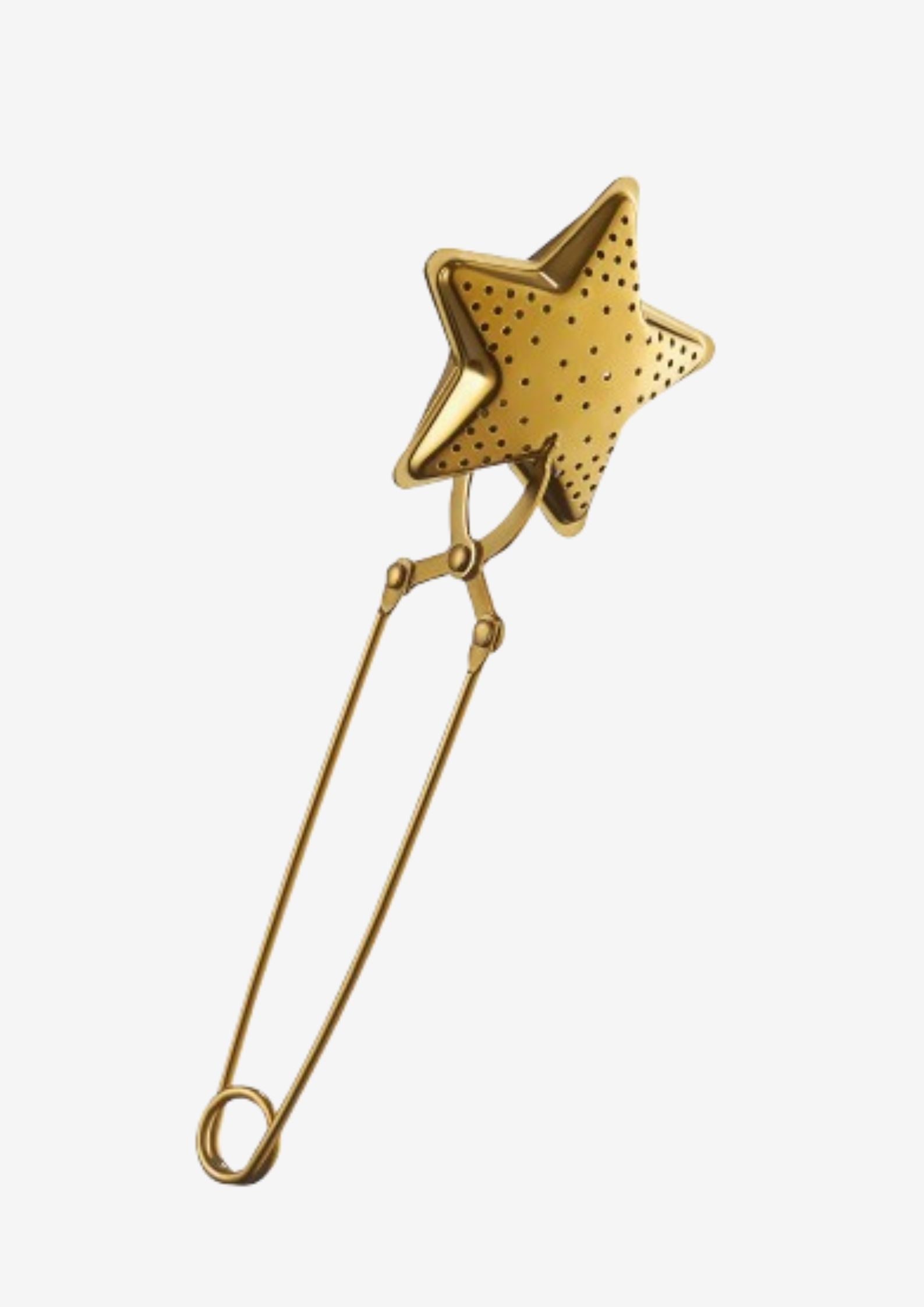 Zaparzacz do herbaty gwiazda złoty Steel AMBITION 97357