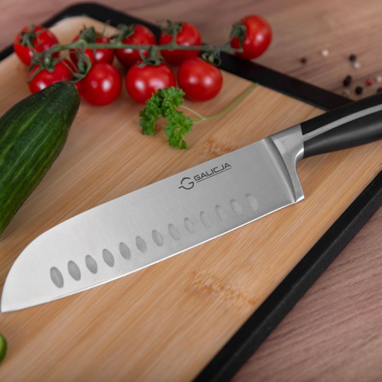 Nóż SANTOKU 17cm ROYAL Galicja - obrazek 3
